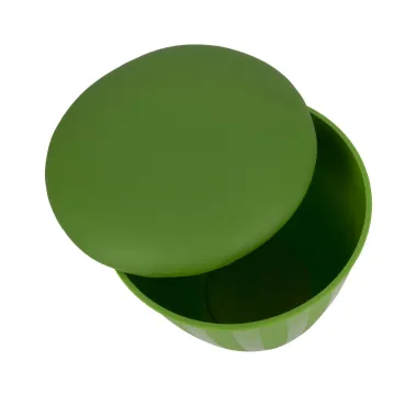 Stołek z pojemnikiem EASY Zielony Ø 38X45 cm (wymiary wewnętrzne Ø 36X41 cm)